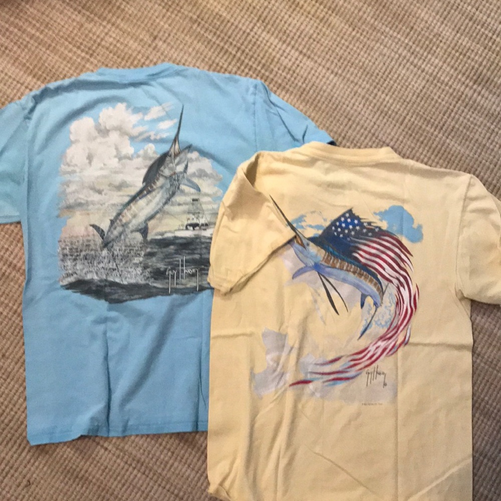 2 Guy Harvey t-shirts